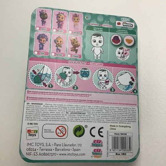 Cry Babies Magic Tears Fantasy Doll Series Jassy Bruny Tina Hanna COMPLETE SET - Picture 8 of 8